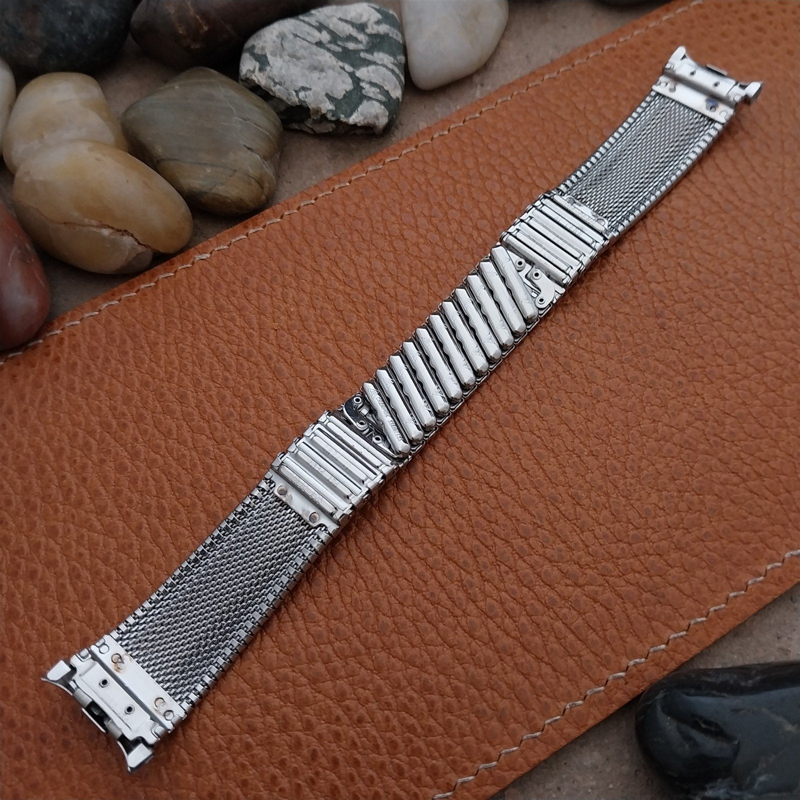 19mm 18mm 17mm JB Champion Stainless Classic Stretch 1960s Vintage Watch Band