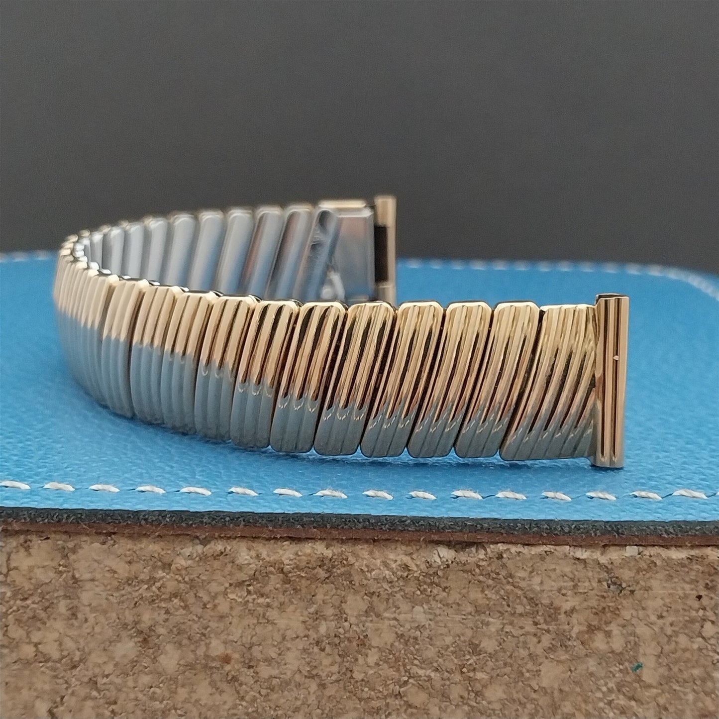 1940s Vintage 5/8" 15mm JB Champion Triumph Gold-Filled Short Unused Watch Band