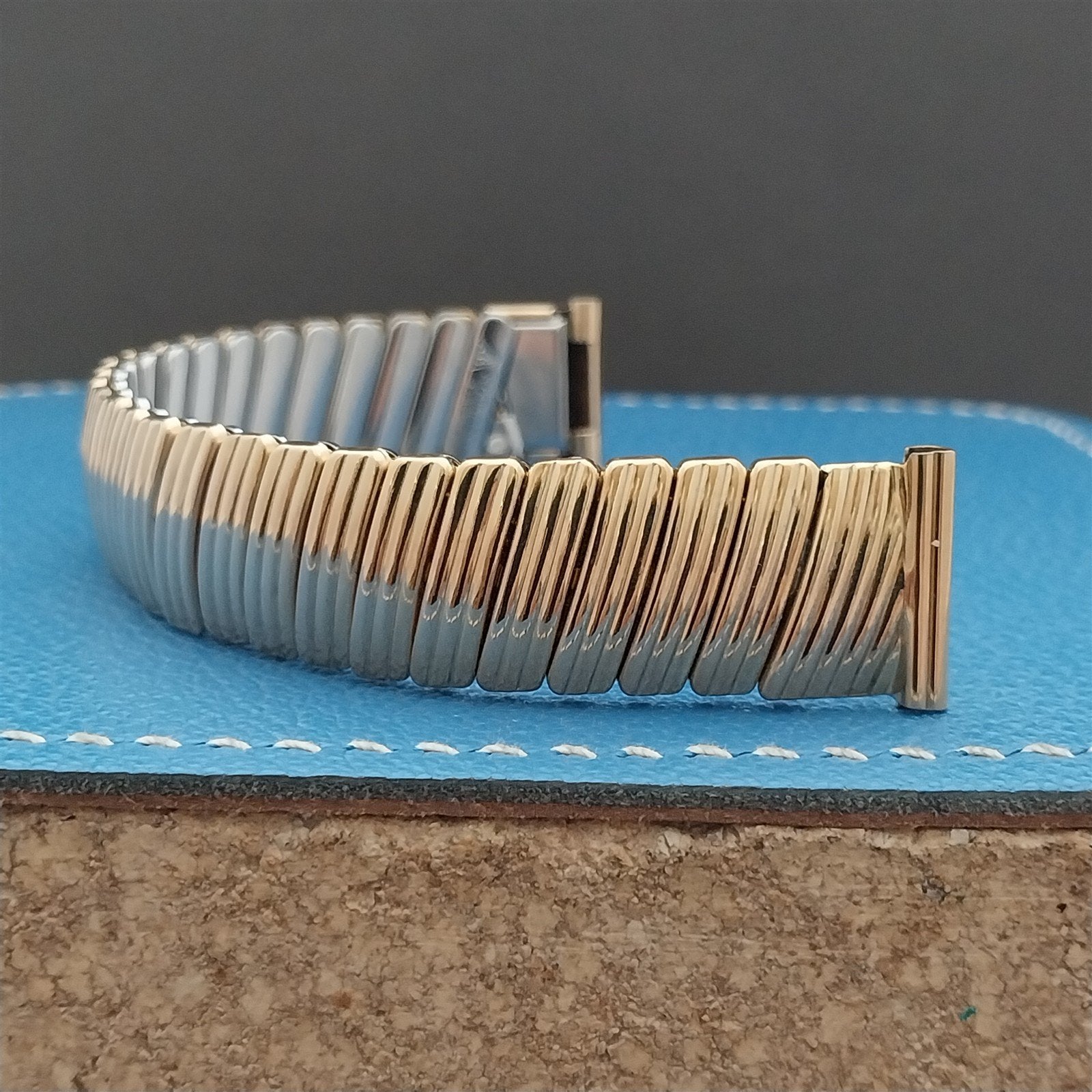 1940s Vintage 5/8" 15mm JB Champion Triumph Gold-Filled Short Unused Watch Band