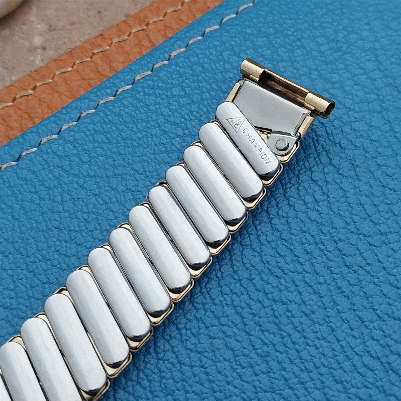 1940s Vintage 5/8" 15mm JB Champion Triumph Gold-Filled Short Unused Watch Band