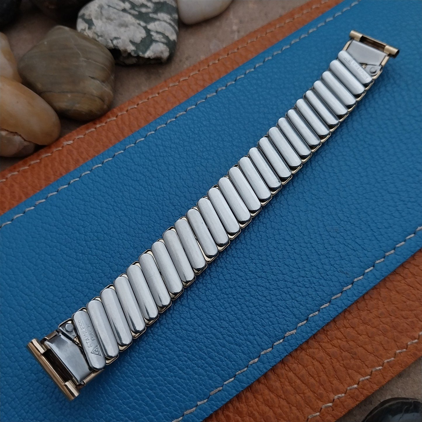 1940s Vintage 5/8" 15mm JB Champion Triumph Gold-Filled Short Unused Watch Band