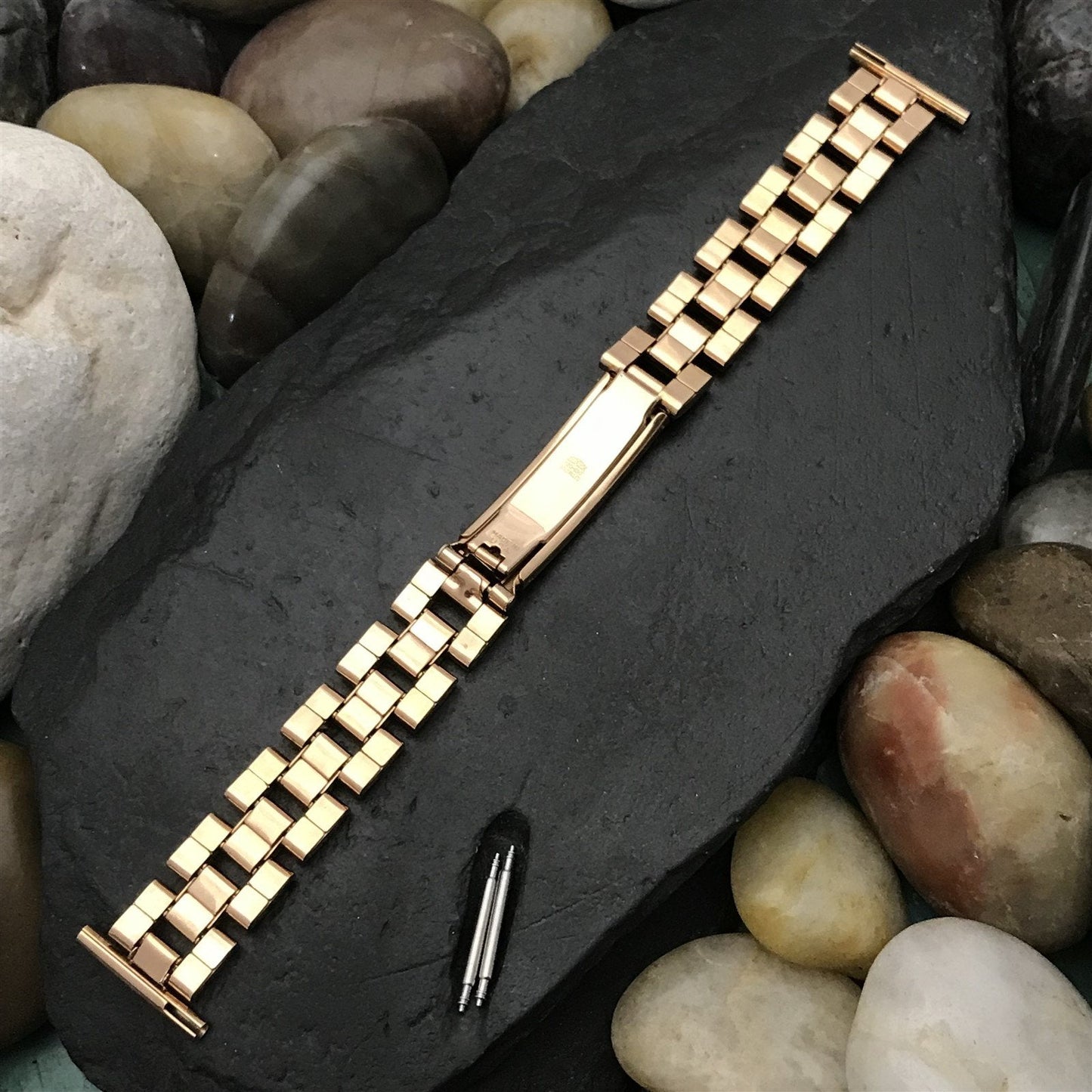 Gemex Rose 12k Gold-Filled 16mm 18mm 19mm 1940s Unused Vintage Watch Band