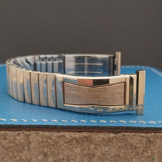 Vintage 19mm 178mm 17mm Gold-Fill Gemex 1950s Unused Classic Stretch Watch Band