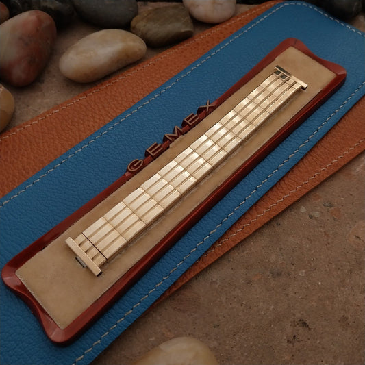 Gold-Filled 19mm 18mm 16mm Gemex Mainline Short Unused 1950s Vintage Watch Band