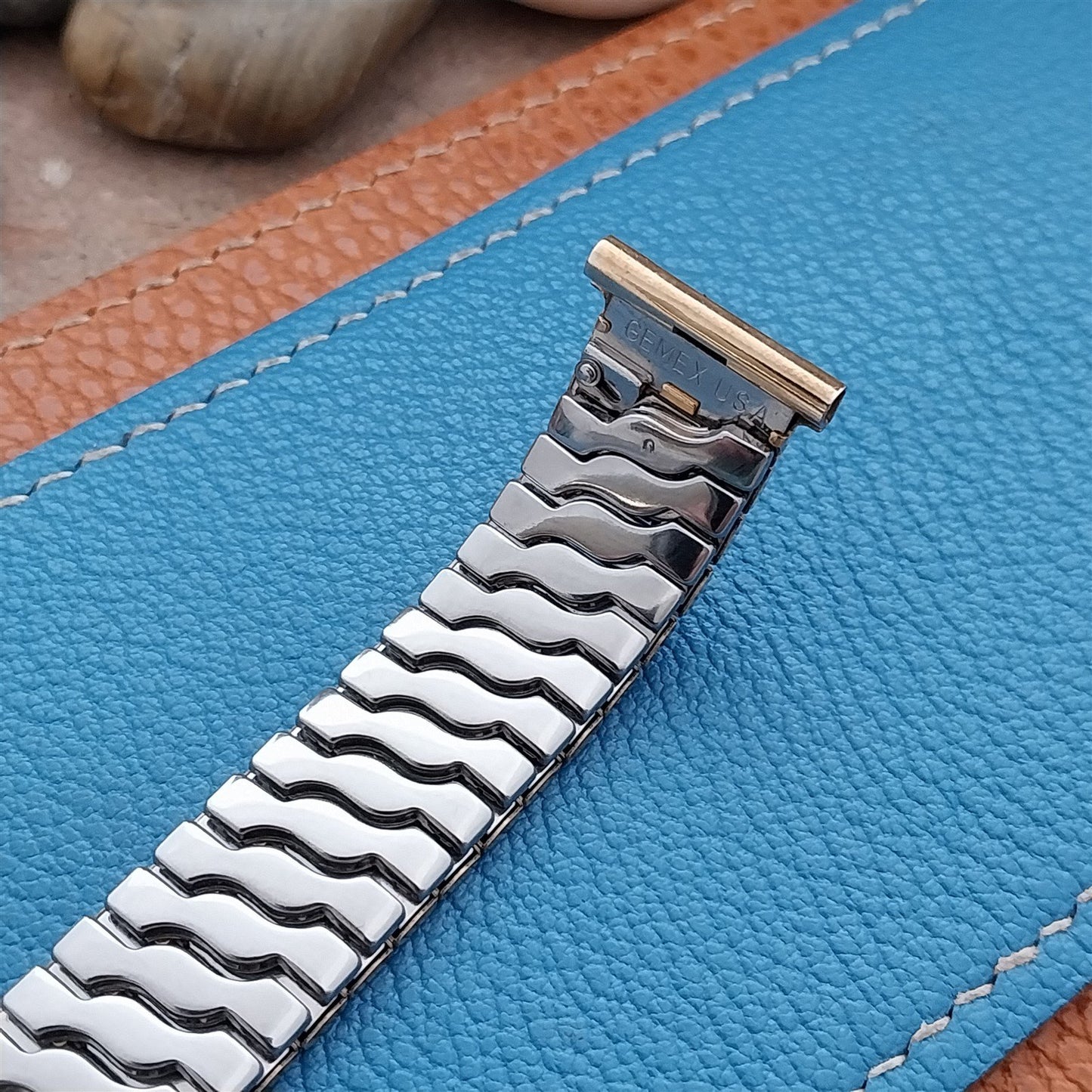 19mm 18mm 16mm Gold Filled Gemex Gondolier Unused 1950s Classic Watch Band