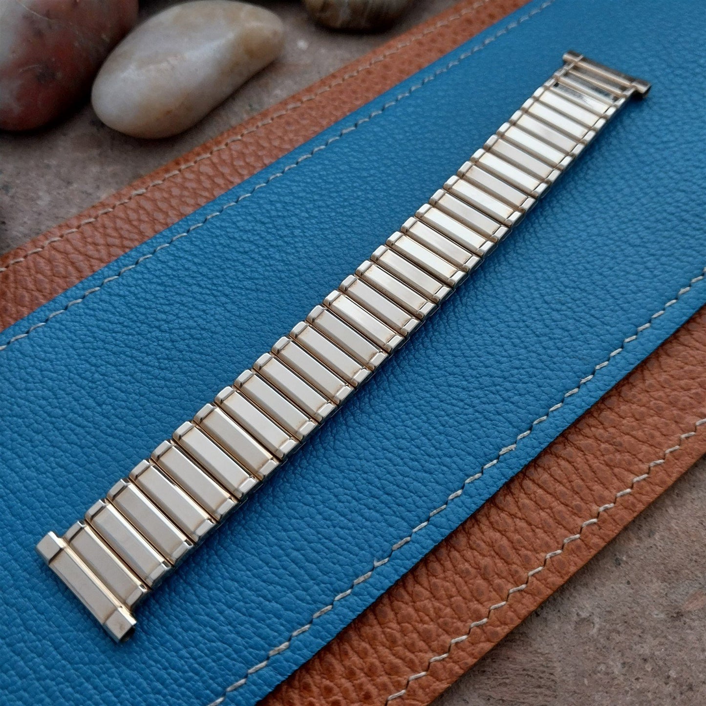 19mm 18mm 16mm Gold Filled Gemex Gondolier Unused 1950s Classic Watch Band