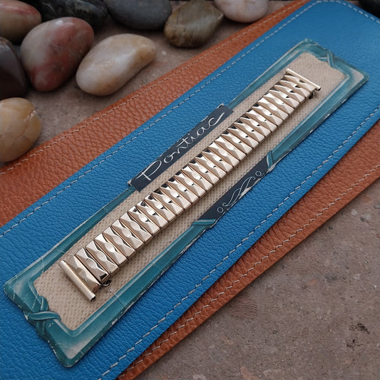 Vintage 19mm 18mm 16mm Gold-Filled Pontiac NOS Classic 1950s Stretch Watch Band
