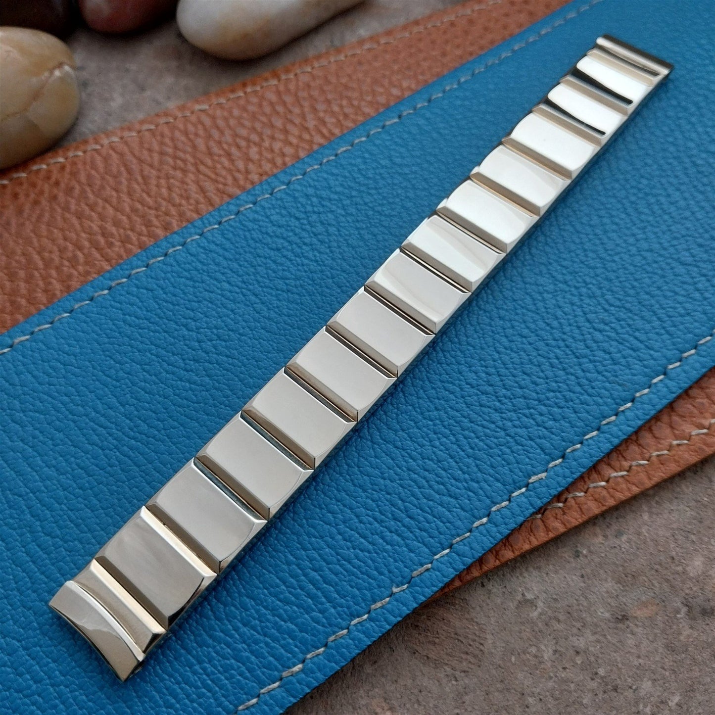 Vintage Gold-Filled 5/8" Gemex Diplomat Unused 1950s Classic Stretch Watch Band