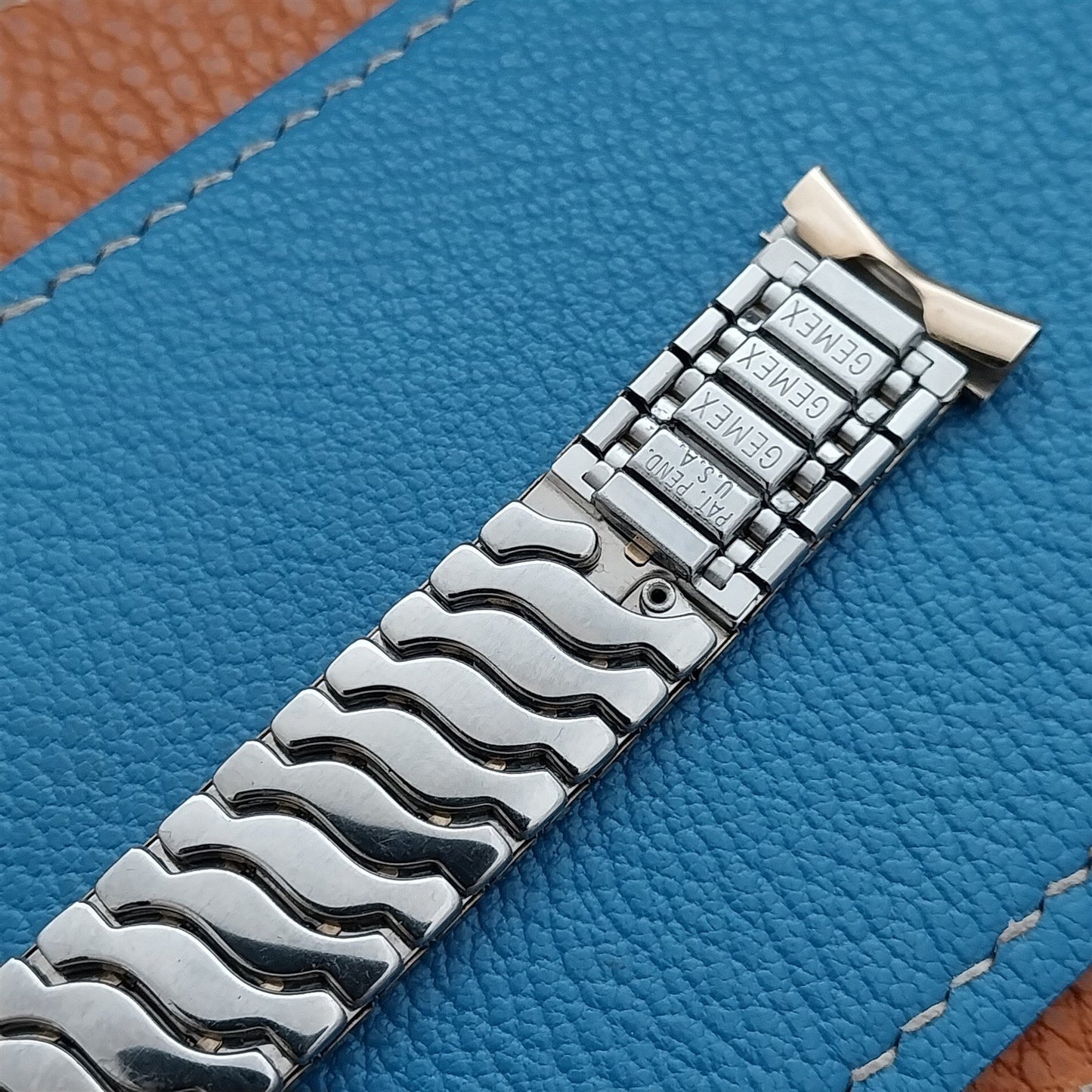 Vintage 17.2mm 17mm Gold-Filled Gemex 1950s Classic Stretch Unused Watch Band