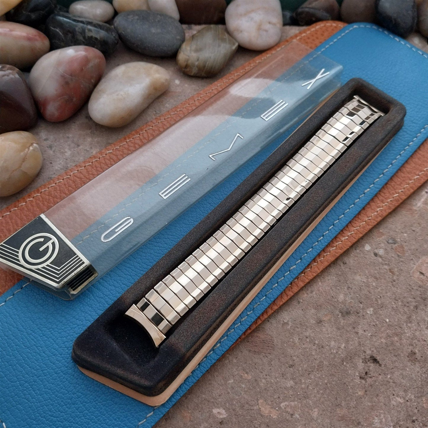 Vintage 17.2mm 17mm Gold-Filled Gemex 1950s Classic Stretch Unused Watch Band