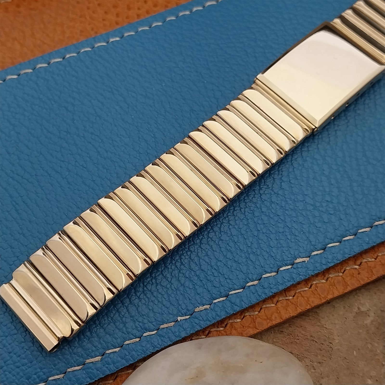 Vintage Wide Gold-Filled 5/8" Gemex Oxford 1950s Classic Unused nos Watch Band