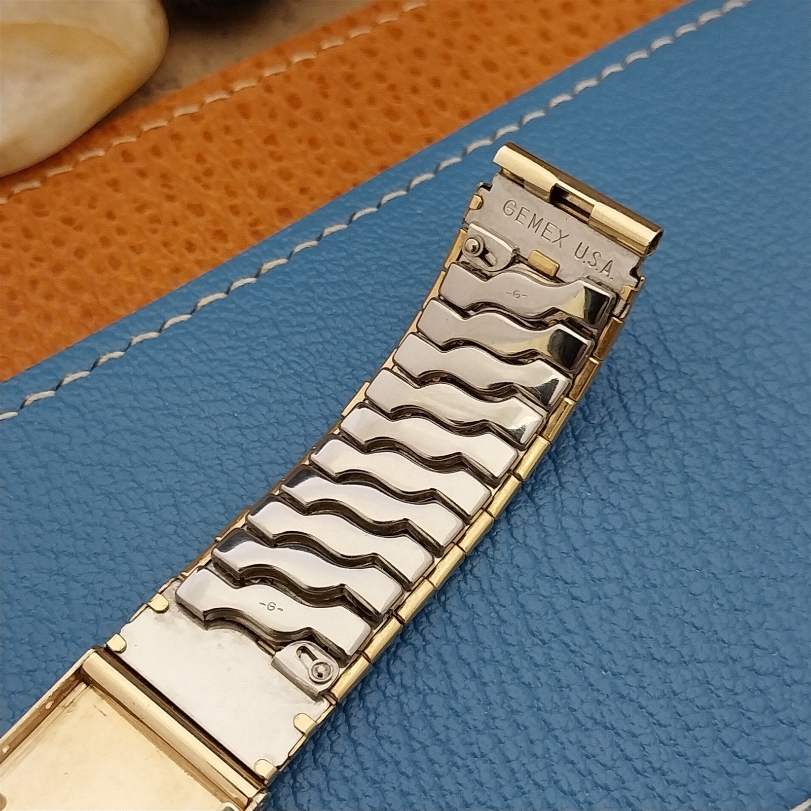 Vintage Wide Gold-Filled 5/8" Gemex Oxford 1950s Classic Unused nos Watch Band