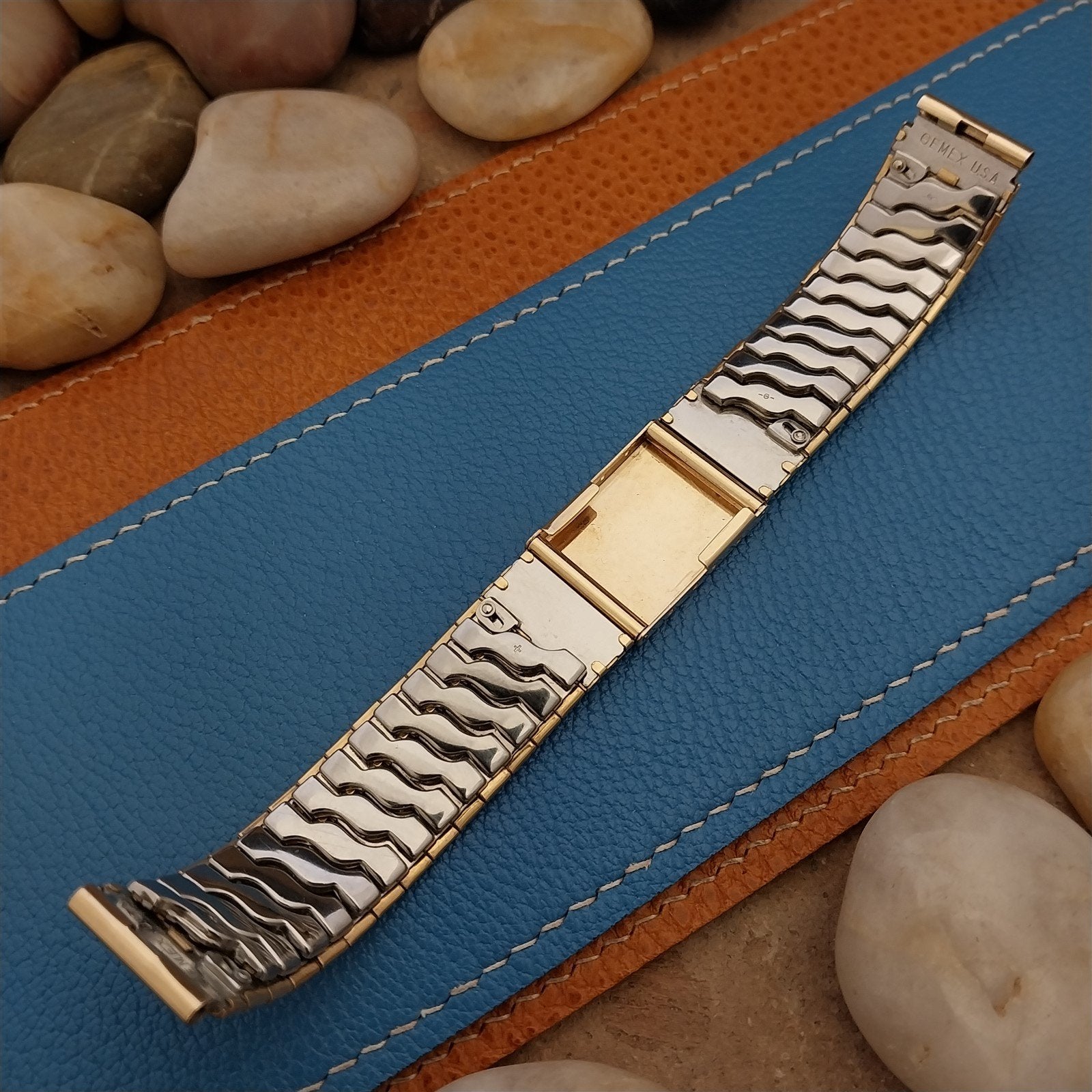 Vintage Wide Gold-Filled 5/8" Gemex Oxford 1950s Classic Unused nos Watch Band