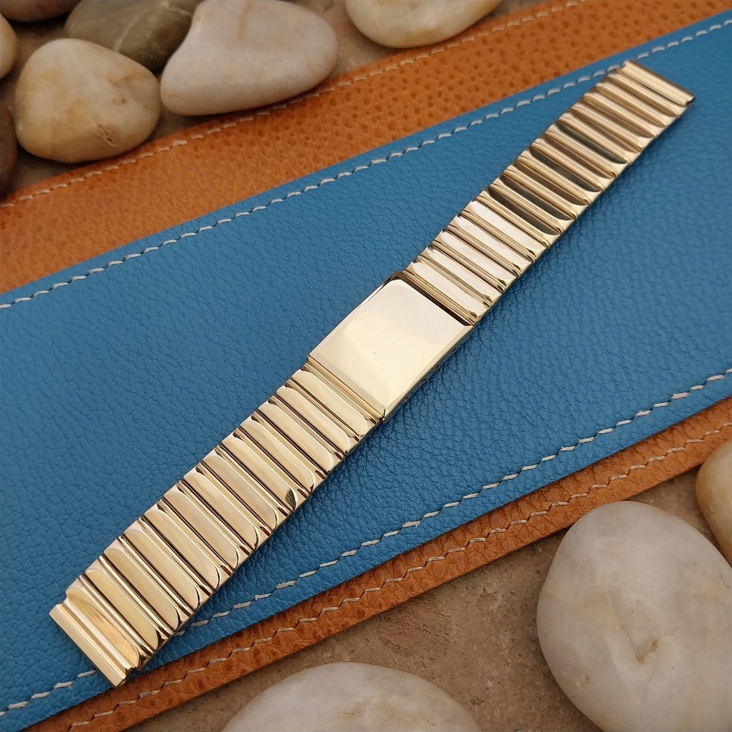 Vintage Wide Gold-Filled 5/8" Gemex Oxford 1950s Classic Unused nos Watch Band