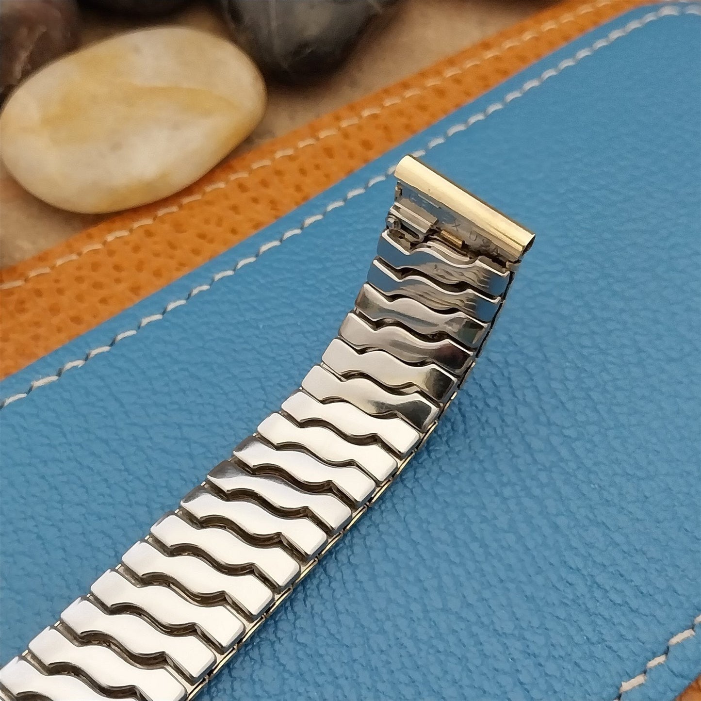 Vintage Short Gold Filled 5/8" Classic Gemex Chevalier Unused 1950s Watch Band