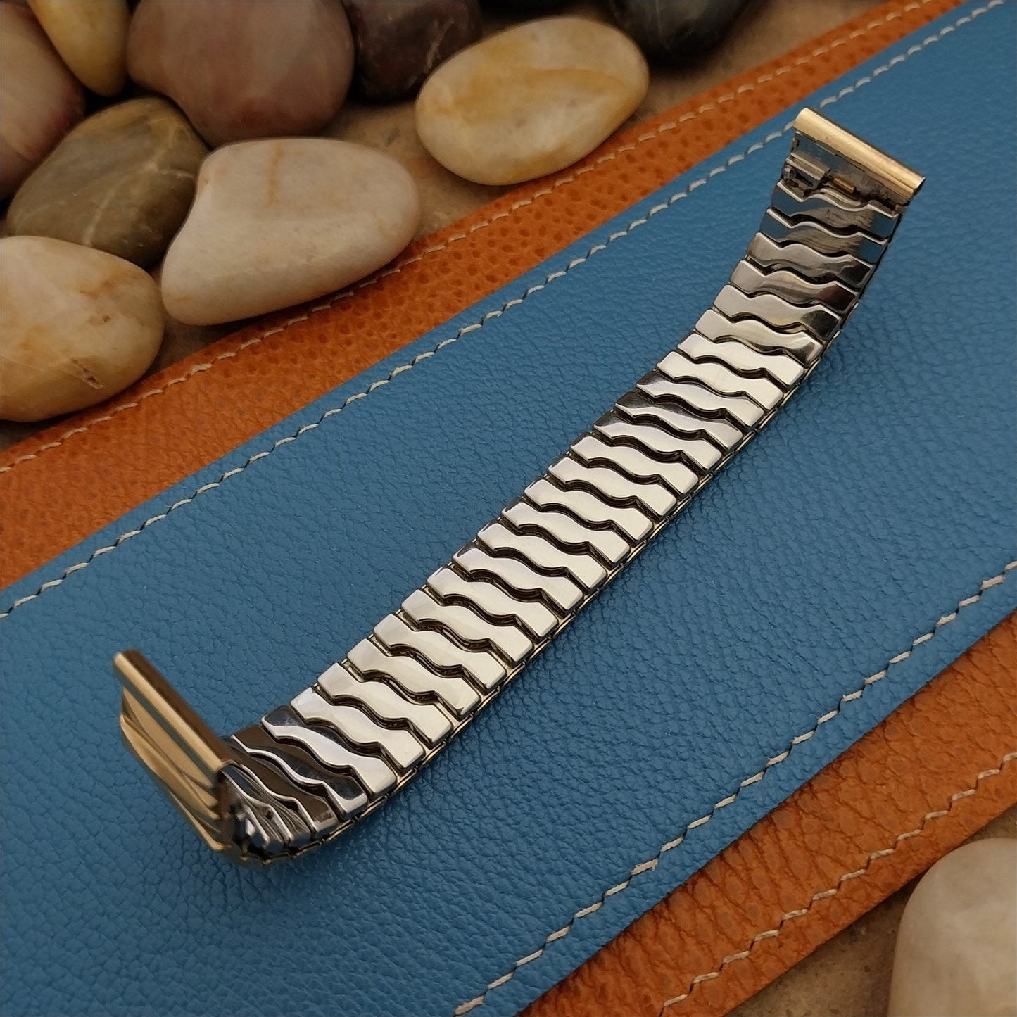 Vintage Short Gold Filled 5/8" Classic Gemex Chevalier Unused 1950s Watch Band