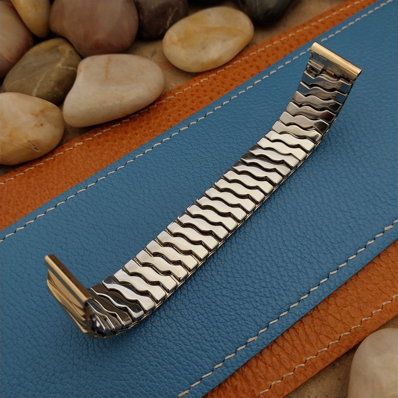 Vintage Short Gold Filled 5/8" Classic Gemex Chevalier Unused 1950s Watch Band