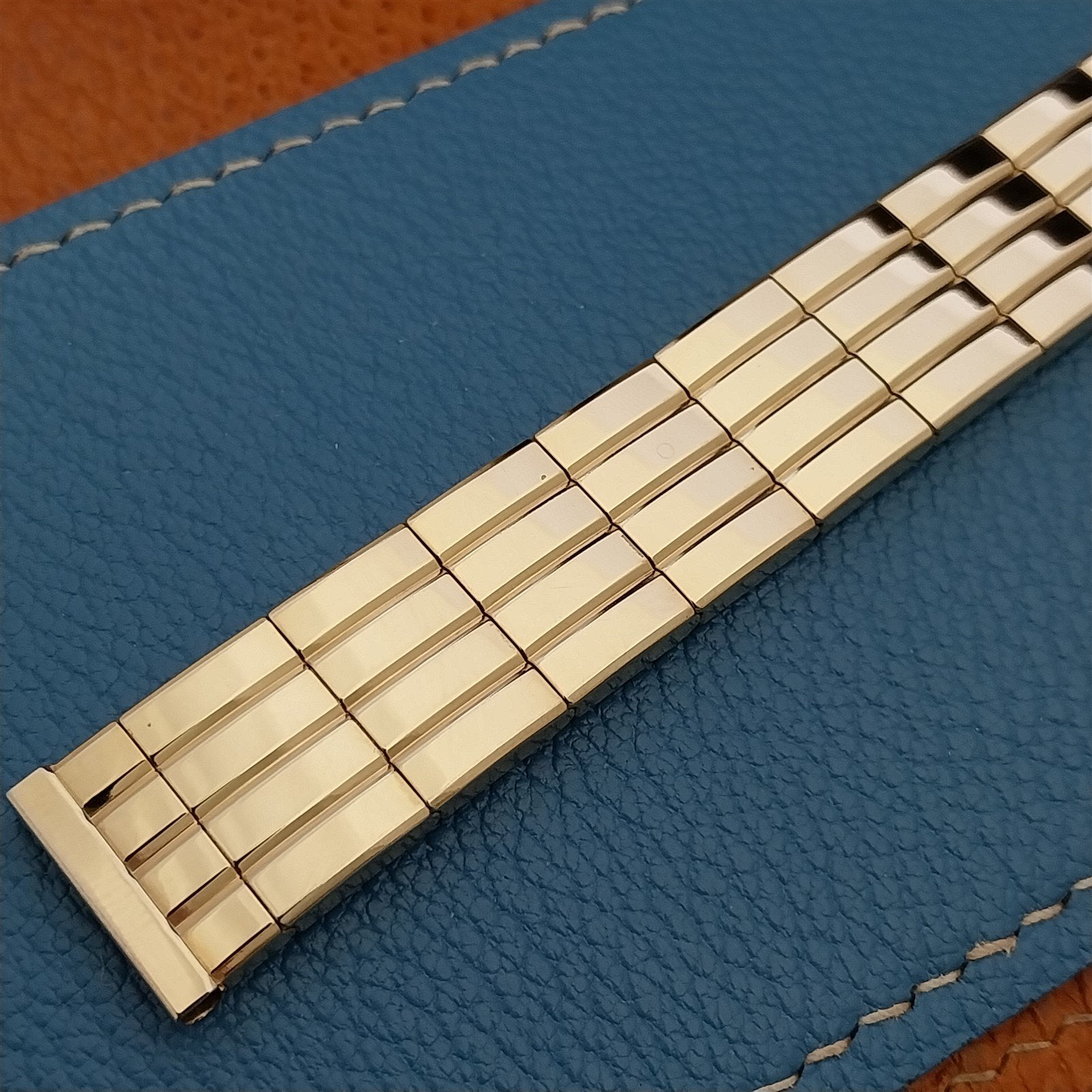 Vintage 5/8" Gold-Filled 1950s Gemex Mainline Classic Stretch Unused Watch Band