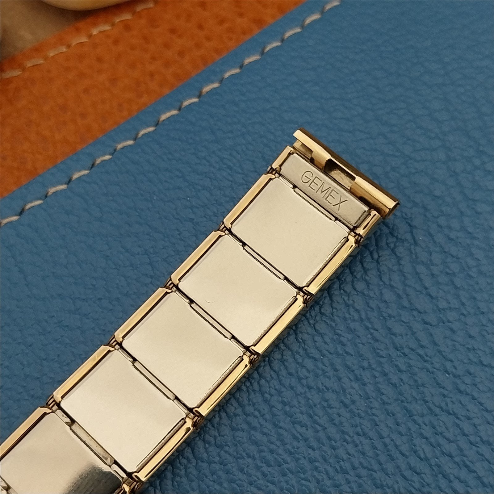 Vintage 5/8" Gold-Filled 1950s Gemex Mainline Classic Stretch Unused Watch Band