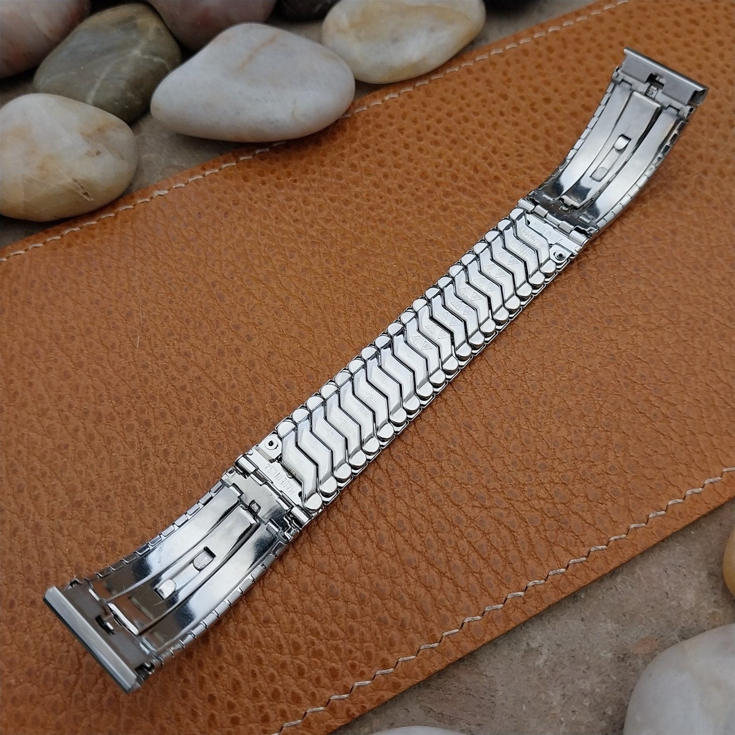 JB Champion Mid-Century Stainless Steel 17.2mm Unused 1950s Vintage Watch Band