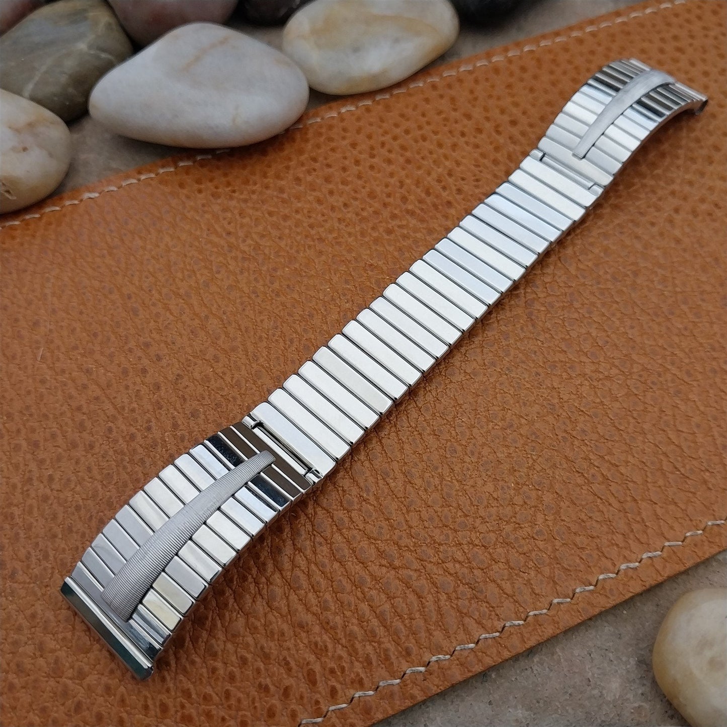 JB Champion Mid-Century Stainless Steel 17.2mm Unused 1950s Vintage Watch Band