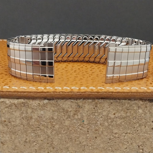 JB Champion 19mm Stainless Steel nos mcm 1960s Classic Vintage Watch Band