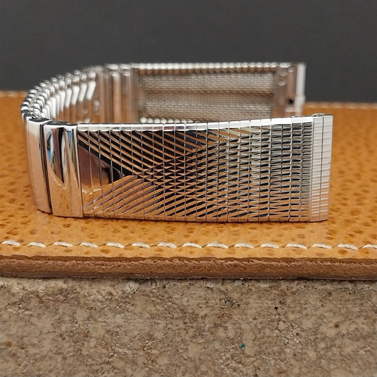 Vintage 17.2mm Stainless Steel JB Champion Classic Unused NOS 1960s Watch Band