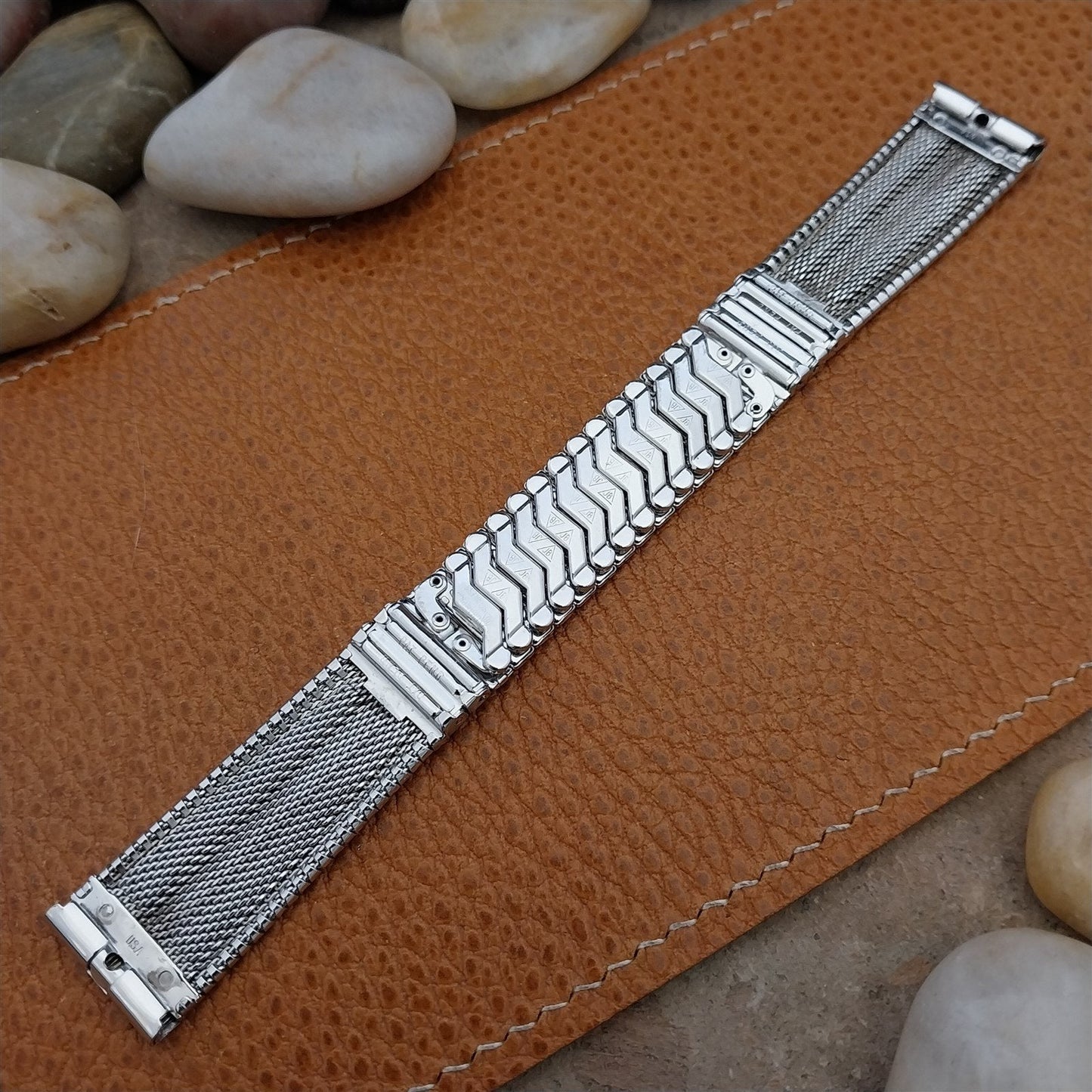 Vintage 17.2mm Stainless Steel JB Champion Classic Unused NOS 1960s Watch Band