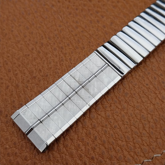 Vintage 17.2mm Stainless Steel JB Champion NOS 1960s Unused Classic Watch Band