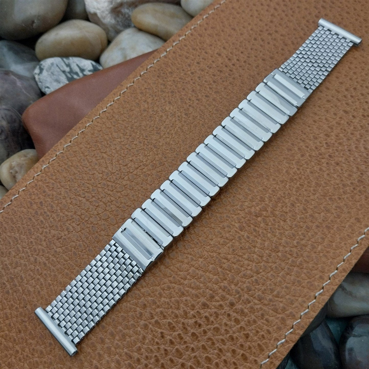 19mm Royal Mesh JB Champion 18-8 Stainless Steel 1950s Vintage Watch Band