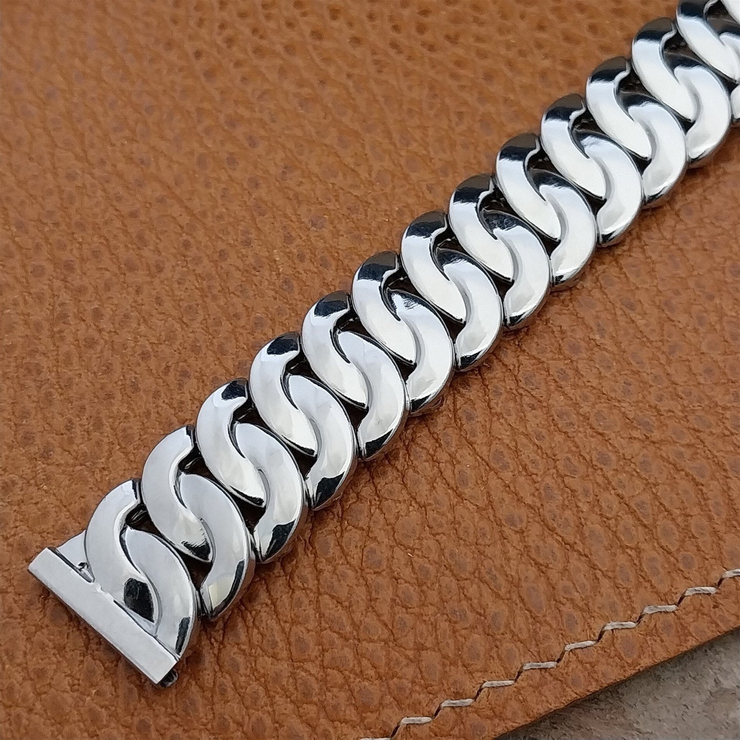 5/8" JB Champion Short Columbus Circle nos Unused 1950s Vintage Watch Band