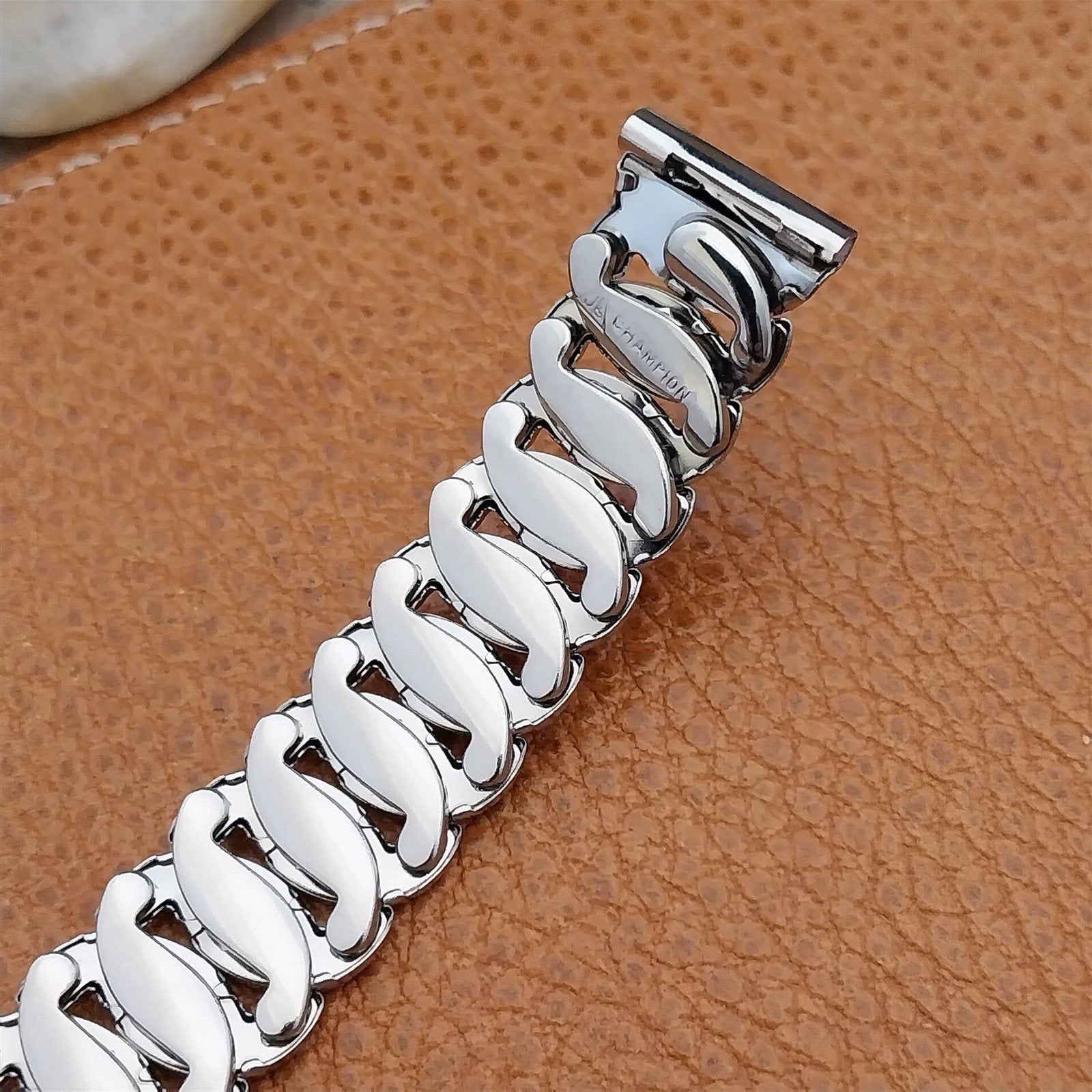 5/8" JB Champion Short Columbus Circle nos Unused 1950s Vintage Watch Band