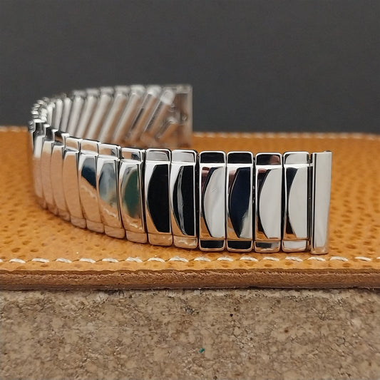 17.2mm Vintage JB Champion Stainless Wide Expansion Unused 1950s Watch Band