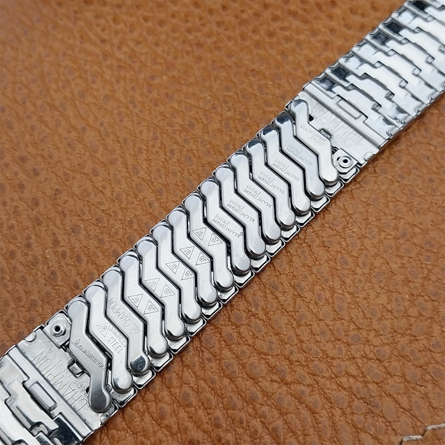 1950s Stainless Steel 5/8" JB Champion Watchmate nos Vintage Watch Band