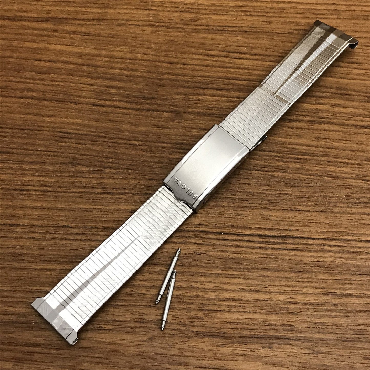 20mm Bulova Stainless Steel mcm nos 1960s Unused Vintage Watch Band