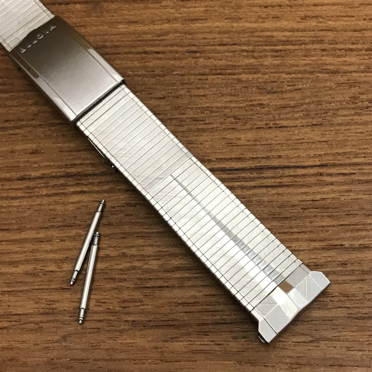 20mm Bulova Stainless Steel mcm nos 1960s Unused Vintage Watch Band