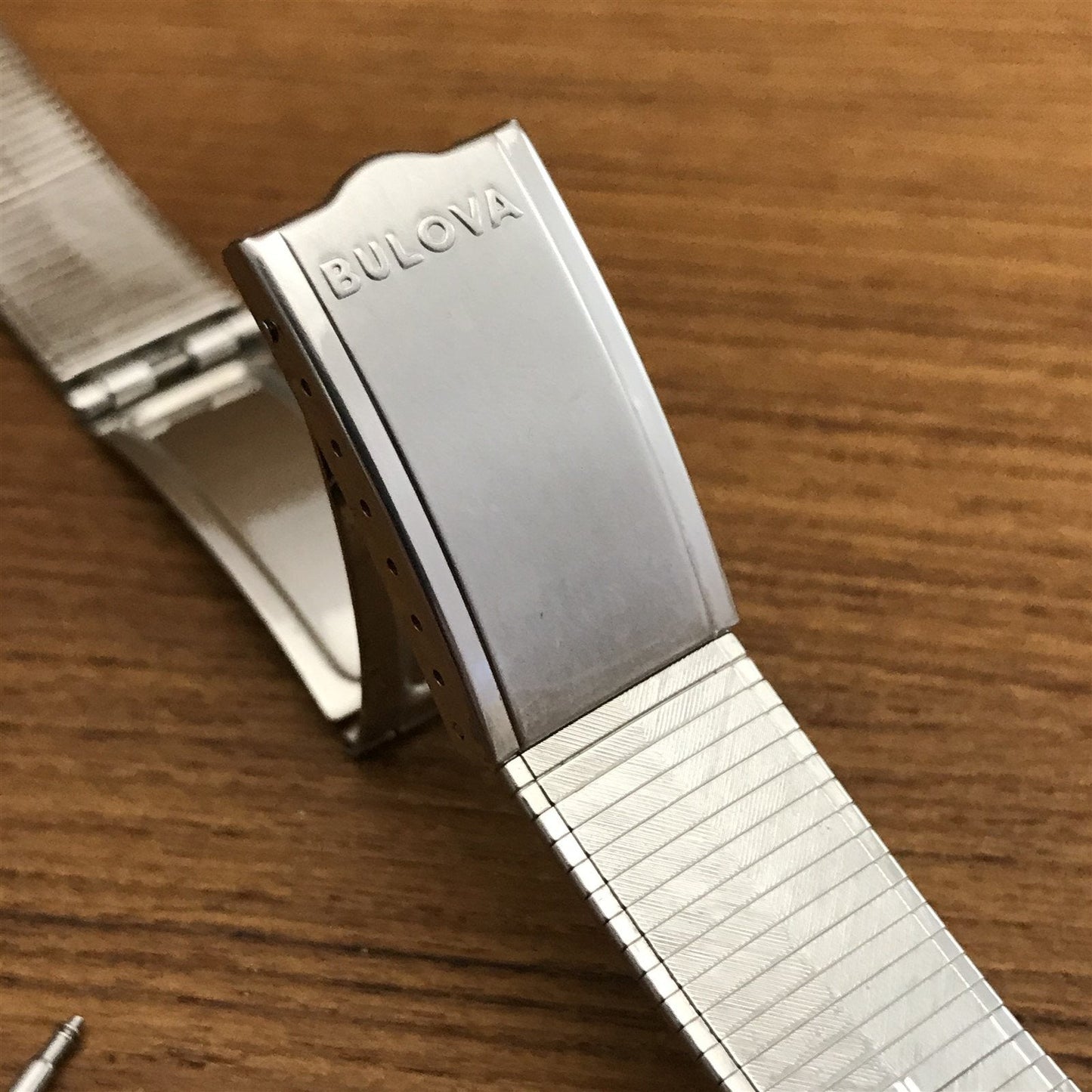 20mm Bulova Stainless Steel mcm nos 1960s Unused Vintage Watch Band