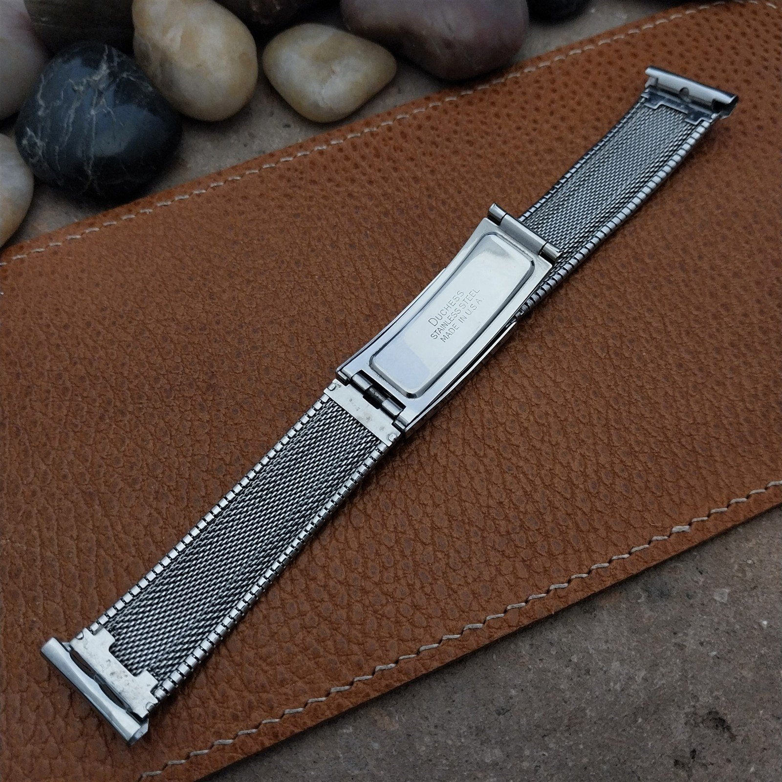 20mm Bulova Stainless Steel mcm nos 1960s Unused Vintage Watch Band