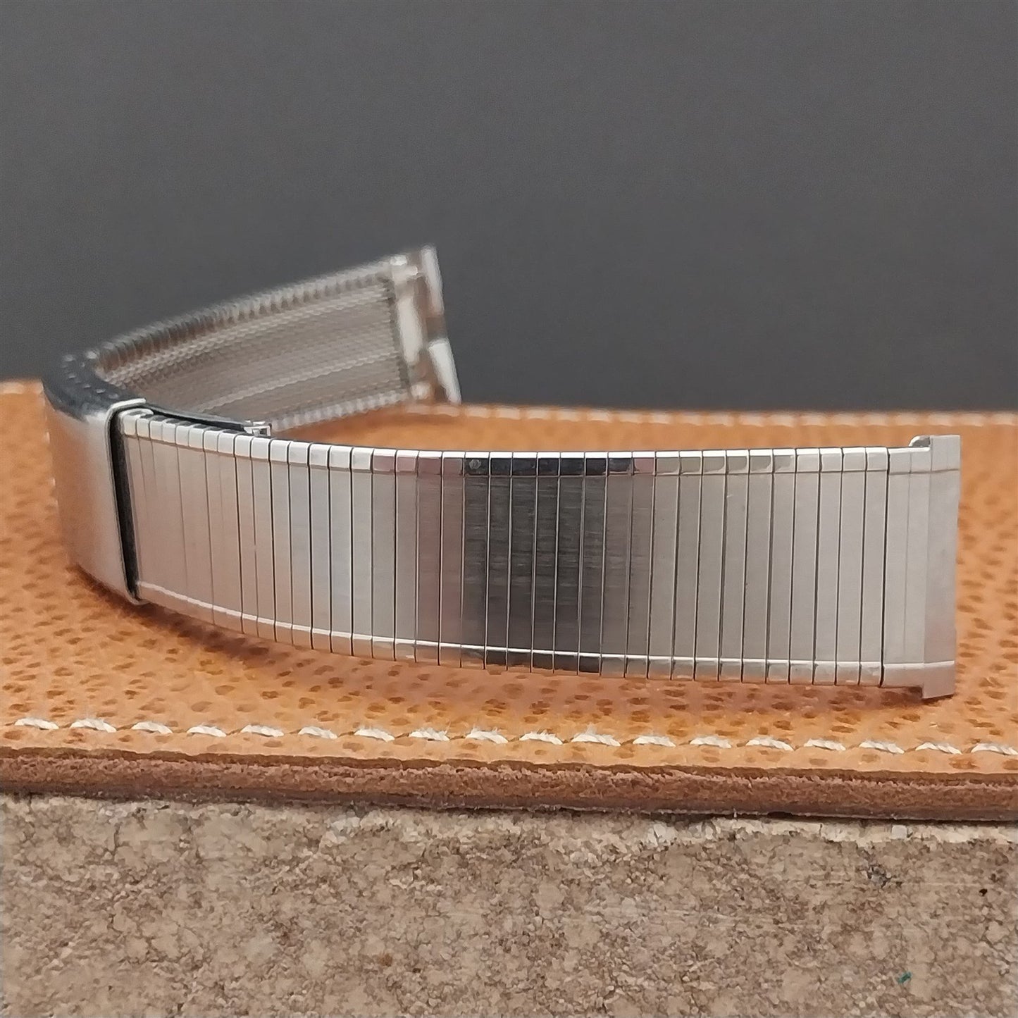 Vintage Bulova 19mm 18mm Stainless Steel Unused Classic 1960s Vintage Watch Band