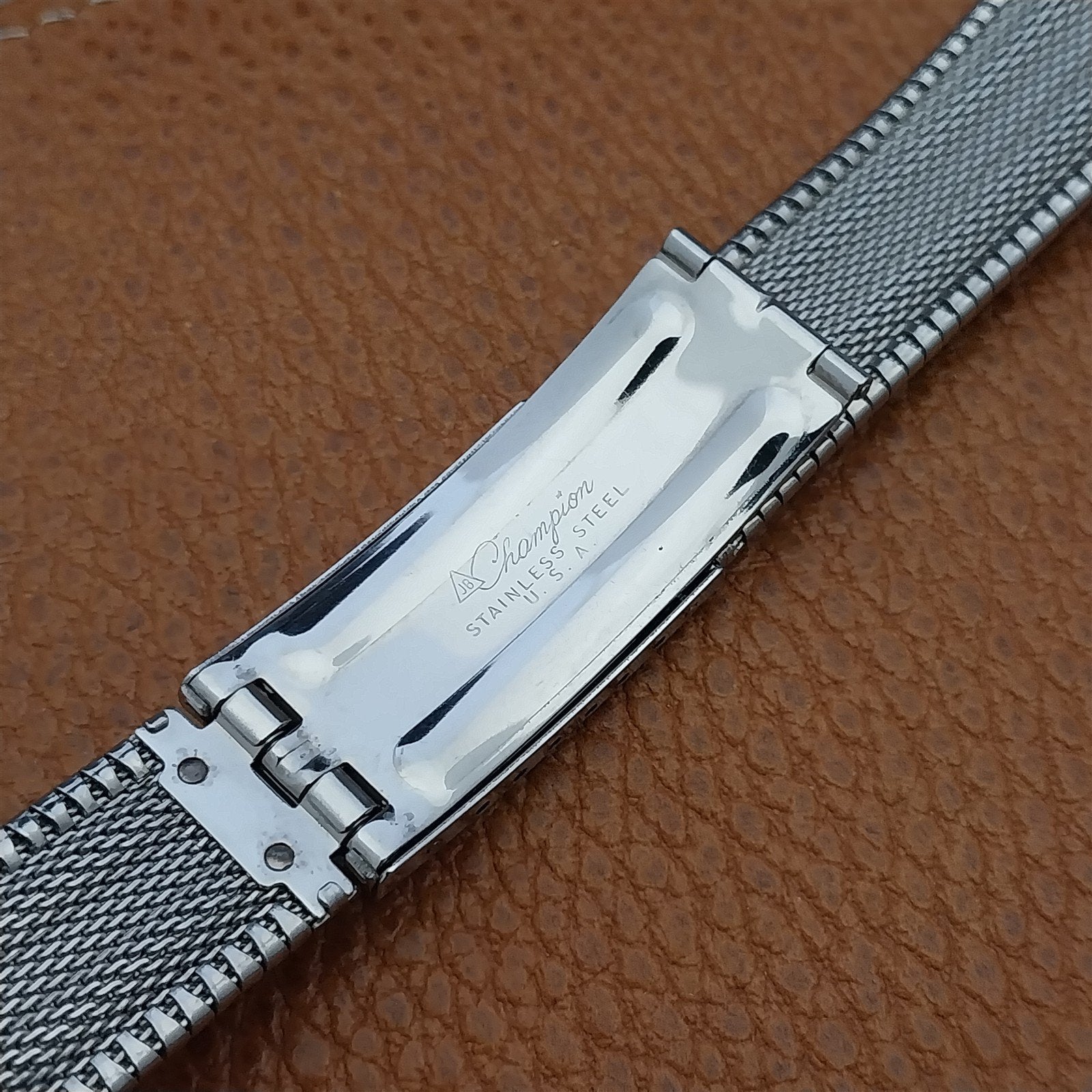 Vintage Bulova 19mm 18mm Stainless Steel Unused Classic 1960s Vintage Watch Band