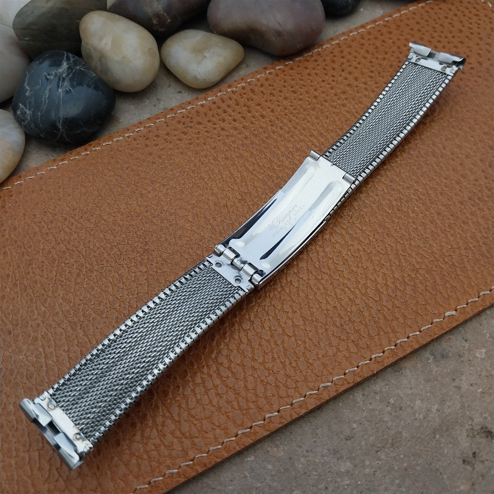 Vintage Bulova 19mm 18mm Stainless Steel Unused Classic 1960s Vintage Watch Band