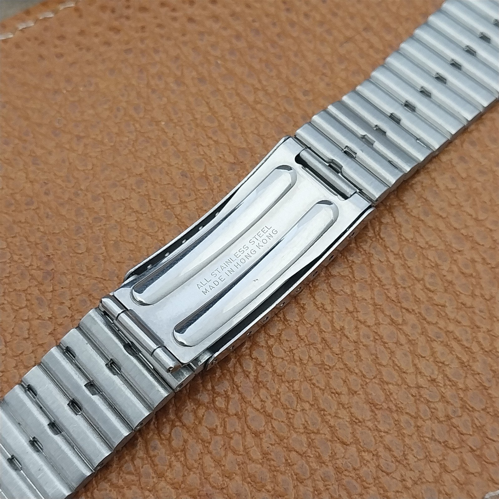 Vintage Bulova 81312 LCD Digital Quartz 20mm Stainless Steel Unused Watch Band