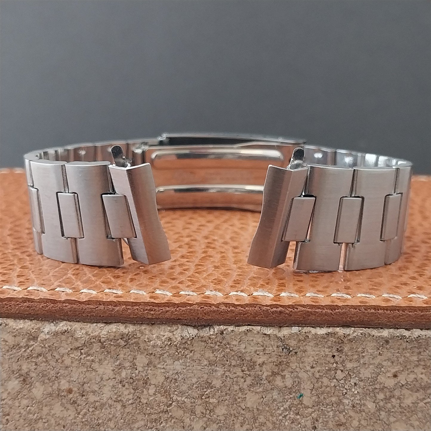 Vintage 17.2mm Caravelle 666 Devil Diver Stelux Stainless Steel nos Watch Band