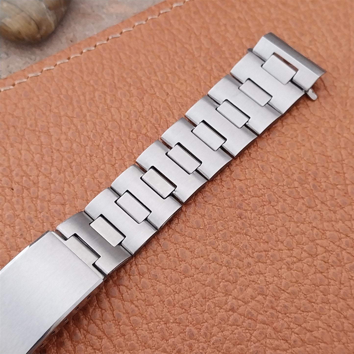 Vintage 17.2mm Caravelle 666 Devil Diver Stelux Stainless Steel nos Watch Band