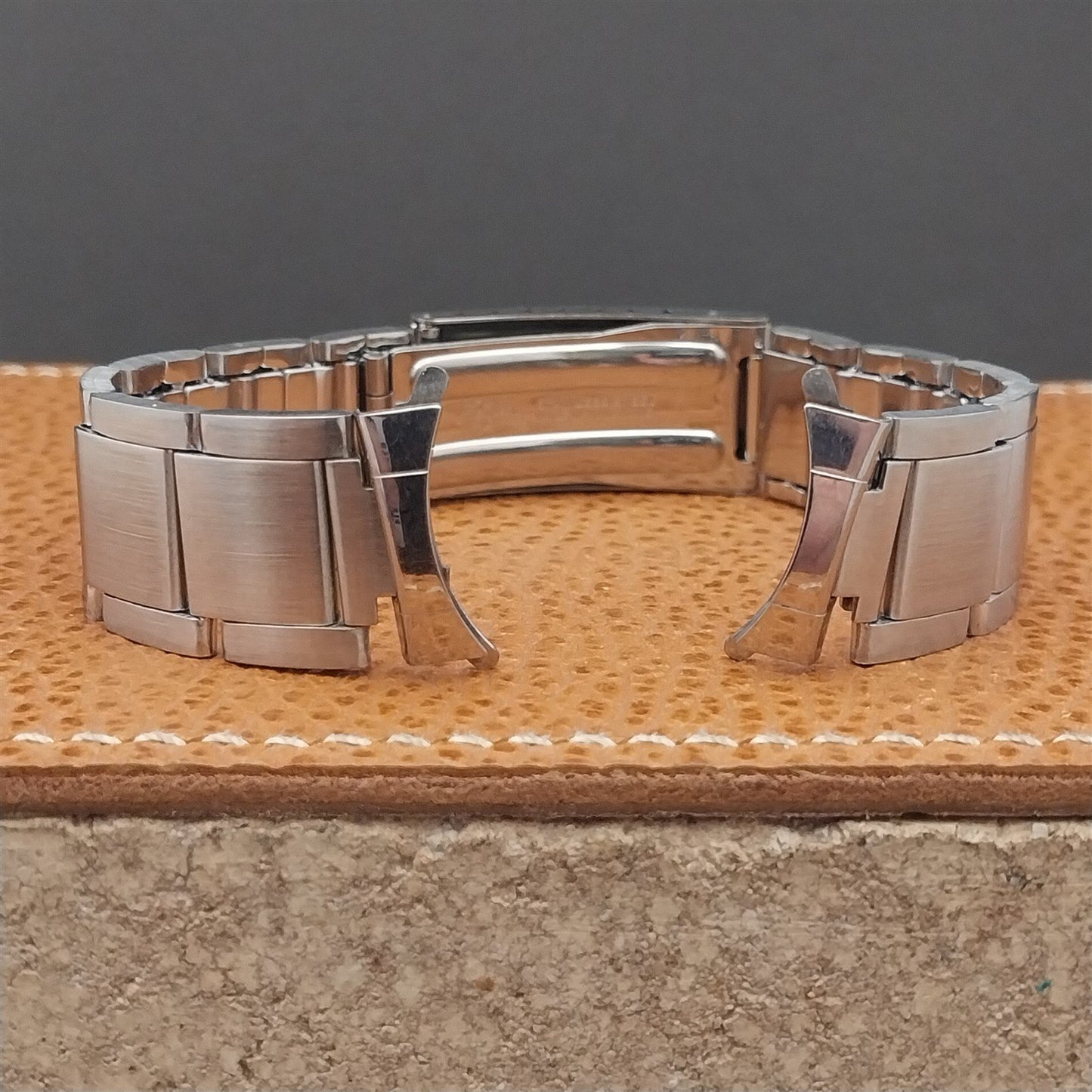 Vintage Bulova Caravelle 18mm Stainless Steel Diver Unused NOS 1970s Watch Band