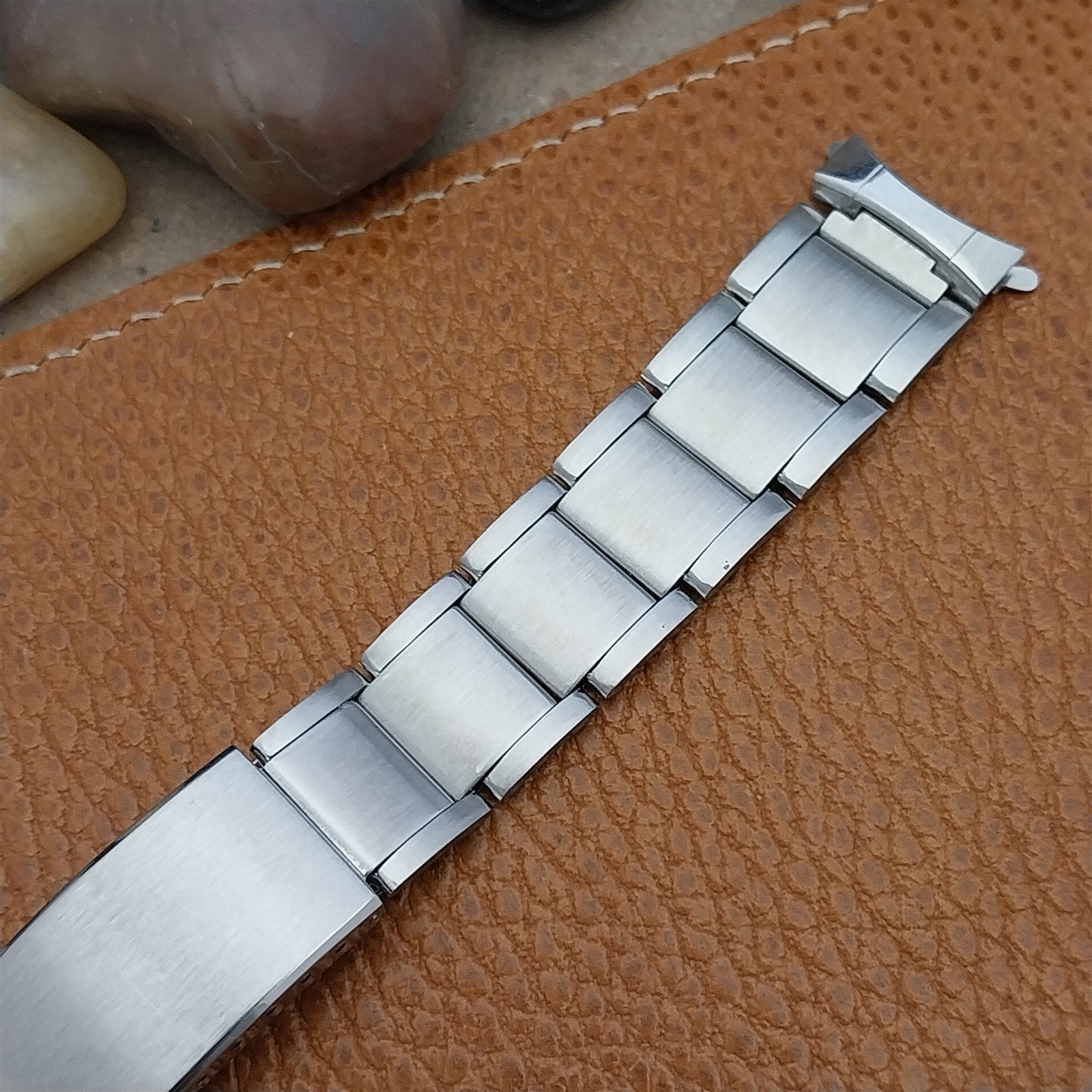 Vintage Bulova Caravelle 18mm Stainless Steel Diver Unused NOS 1970s Watch Band