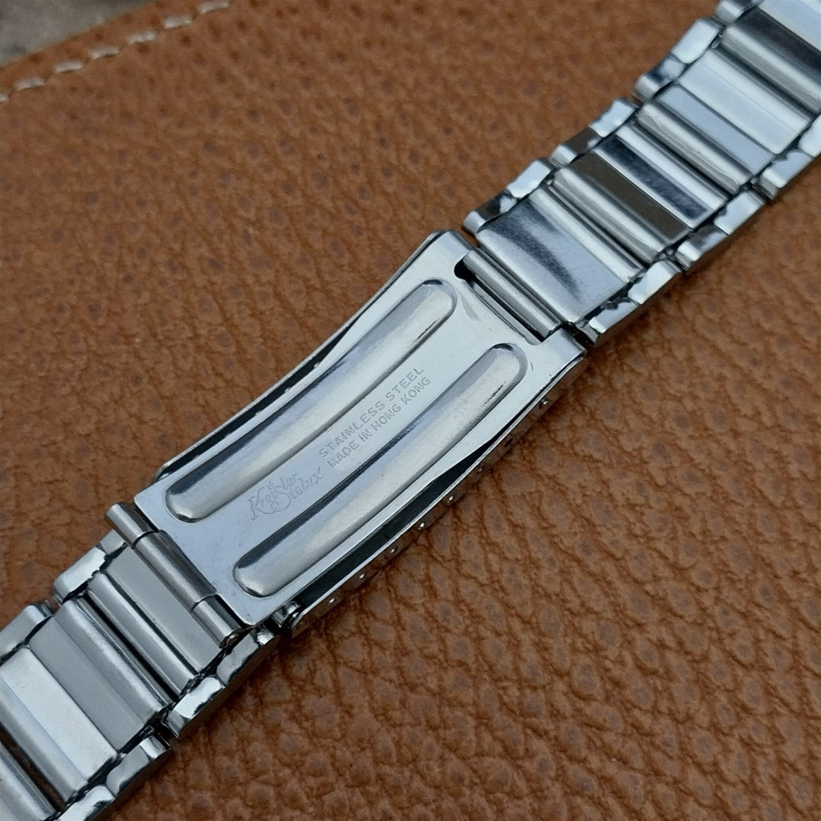 Vintage Bulova Caravelle 18mm Stainless Steel Diver Unused NOS 1970s Watch Band