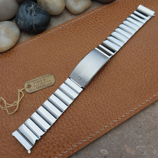 Vintage Bulova Oceanographer 11555 Stainless Steel Flat-End Unused Watch Band