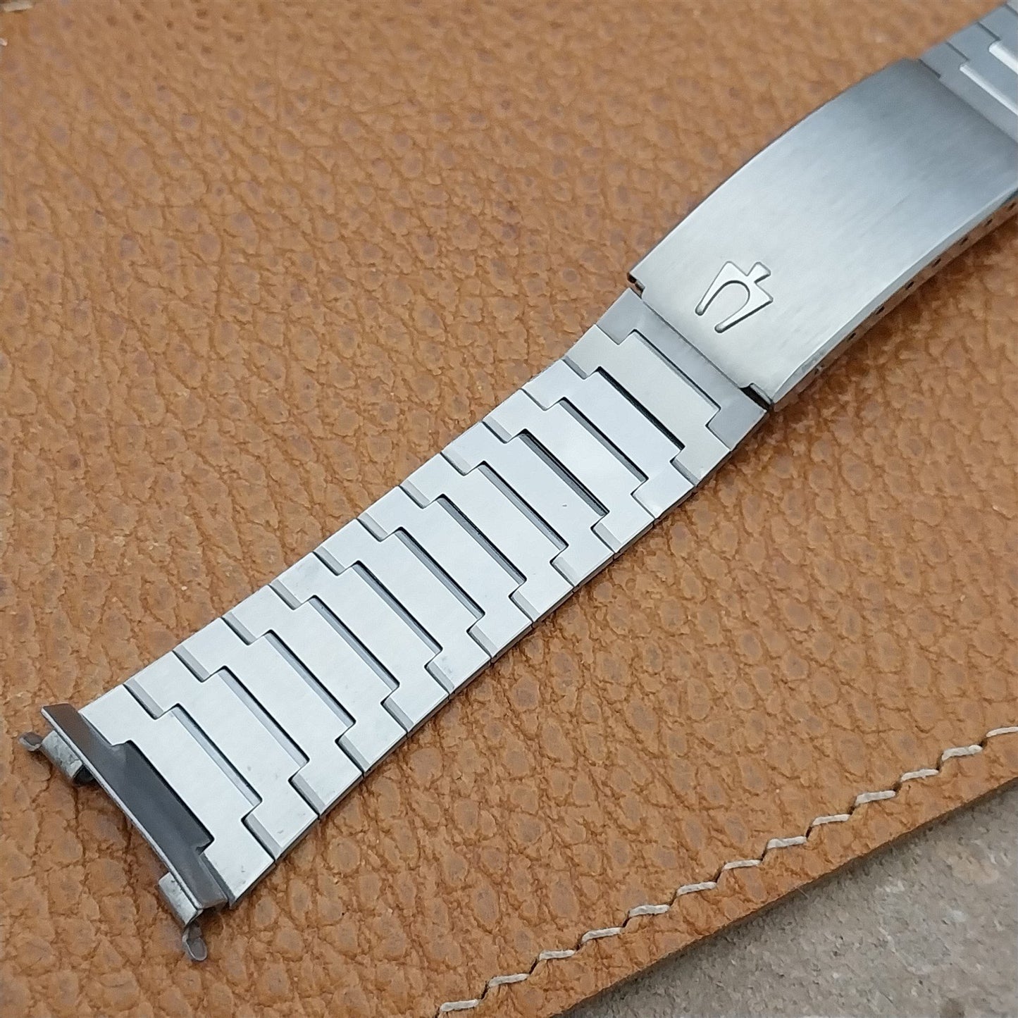 19mm Bulova Accutron LCD Digital Stainless Steel nos Unused Vintage Watch Band