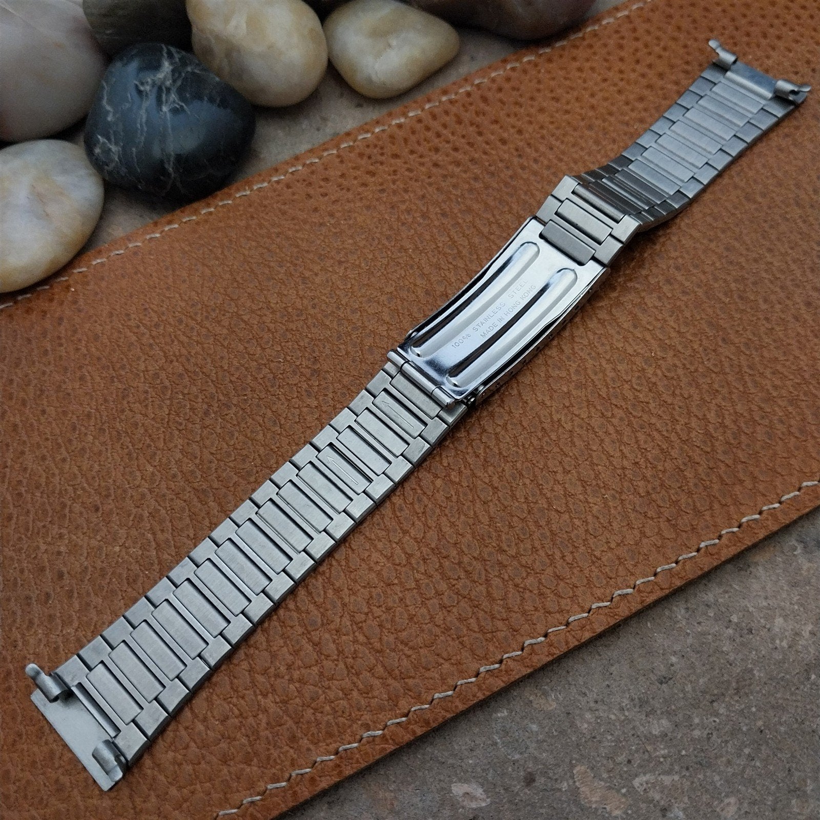 19mm Bulova Accutron LCD Digital Stainless Steel nos Unused Vintage Watch Band